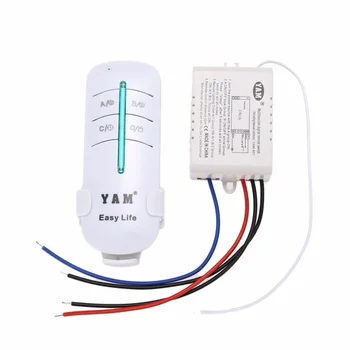 

1 Way Port 200V-240V Light Digital Wireless Wall Remote Control Switch