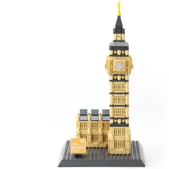 

4211 Architecture 3D DIY Big Ben Building Blocks Sets City Bricks Classic Skyline Model Kids Gift Toys For Children