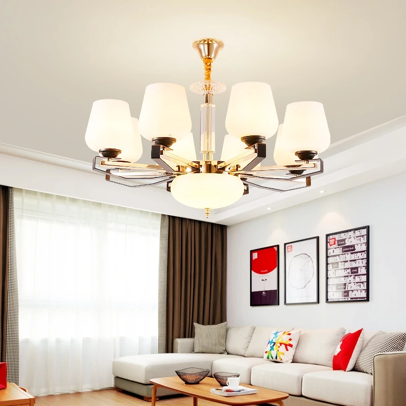 TRAZOS Chandelier lighting led chandeliers lights european style kirsite light fixtures for living dining room home bedroom