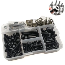 Voor Kawasaki z 1000 sx z1000 sx gtr 1400 zx 6r 10r zx10 r Universal Motorcycle Kuip Bouten Moeren Kit body Fastener Clips Schroef(China)