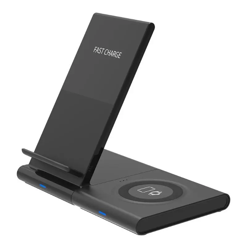 

Smart Dual Qi 400 Wireless Charger Charging Base Adapter Receiver for Samsung Smart Phone Watch 5W/7.5W/10W