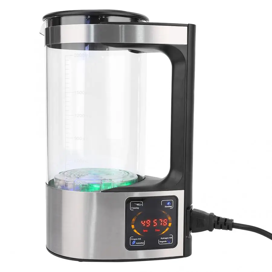 

2L Hydrogen Generator Heat Constant Temperature Water Electrolysis Machine EU Plug 220V