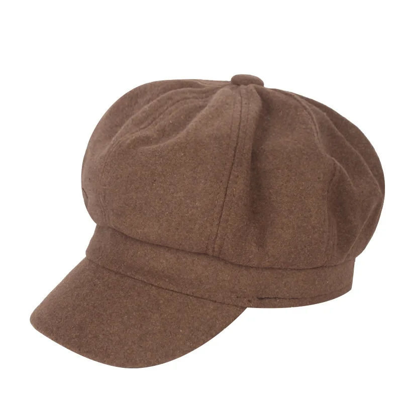Восьмиугольная кепка Женская Ретро Художественный студенческий стиль осень зима стиль Инди хлопок студенческий стиль Защита от солнца