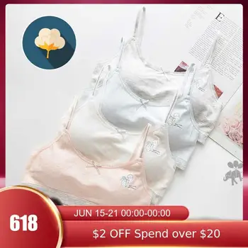 

Cotton Training Bra Underwear For Girls Bras Crop Top Girl Kids Children Topic Sports Teen Cute A Teenage 10 12 Years Old Tops