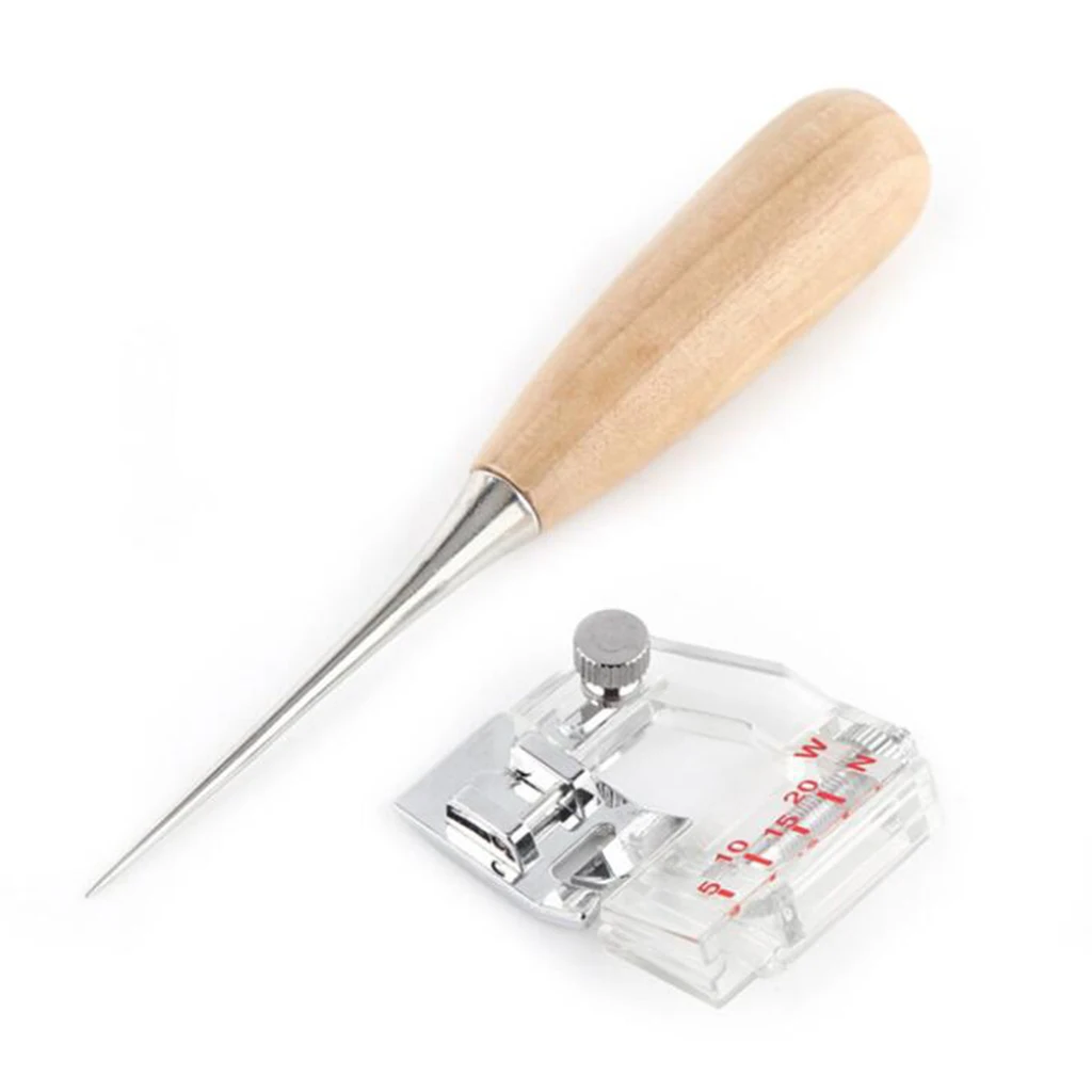 1 Set Bias Tape Maker Kits Sewing Quilting Awl For Sewing Machines