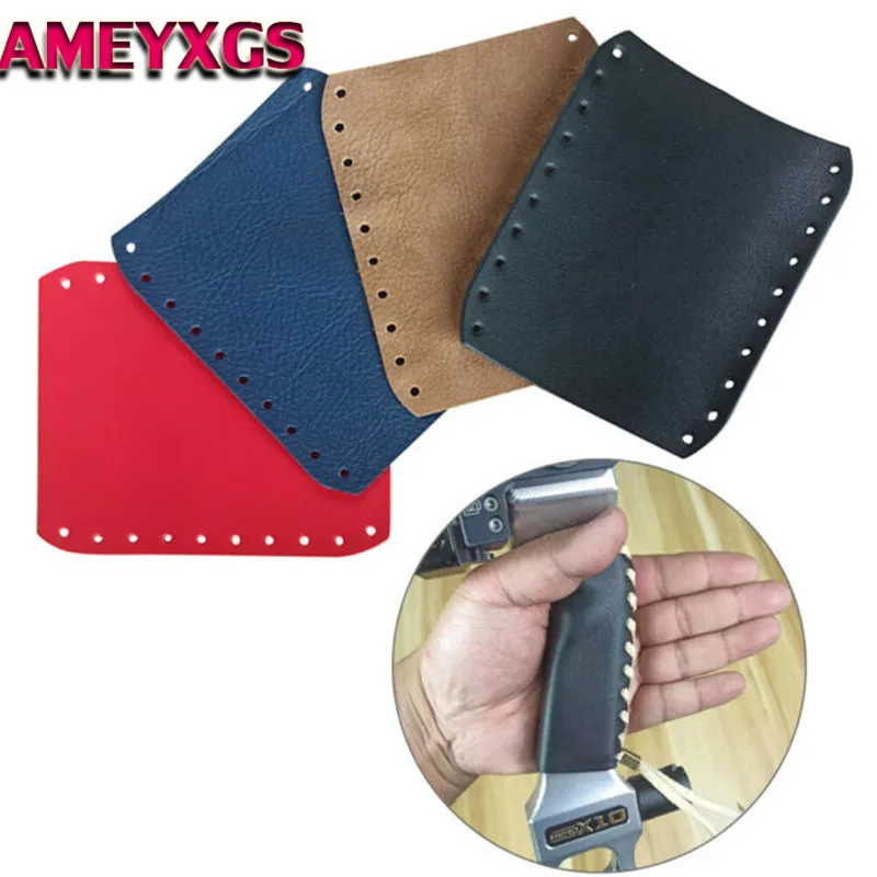 

Leather Bow Handle Protector Handmade Bow Riser Cover Grip Protector Non-slip Tools Compound Recurve Bows Hunting Archery Acces