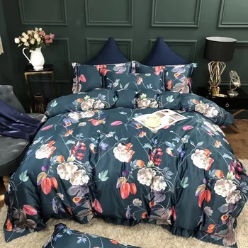 

Special Price clearance 80 brocade cotton digital printed 4-piece bedding set