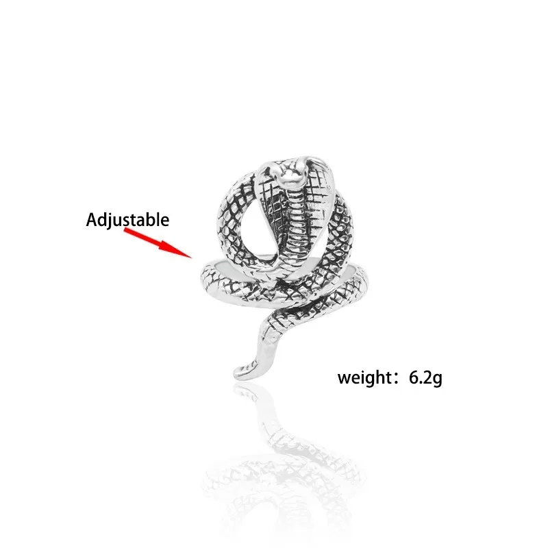 G-tico-de-plata-de-la-serpiente-Cobra-anillo-de-los-hombres-Punk-hombre-Animal-anillos