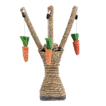 

Cat Climbing Tree Tower Shelves Frame Cat Scratcher Scratching Sisal Rope Interactive Play Toy Straw Cat Climbing Frame