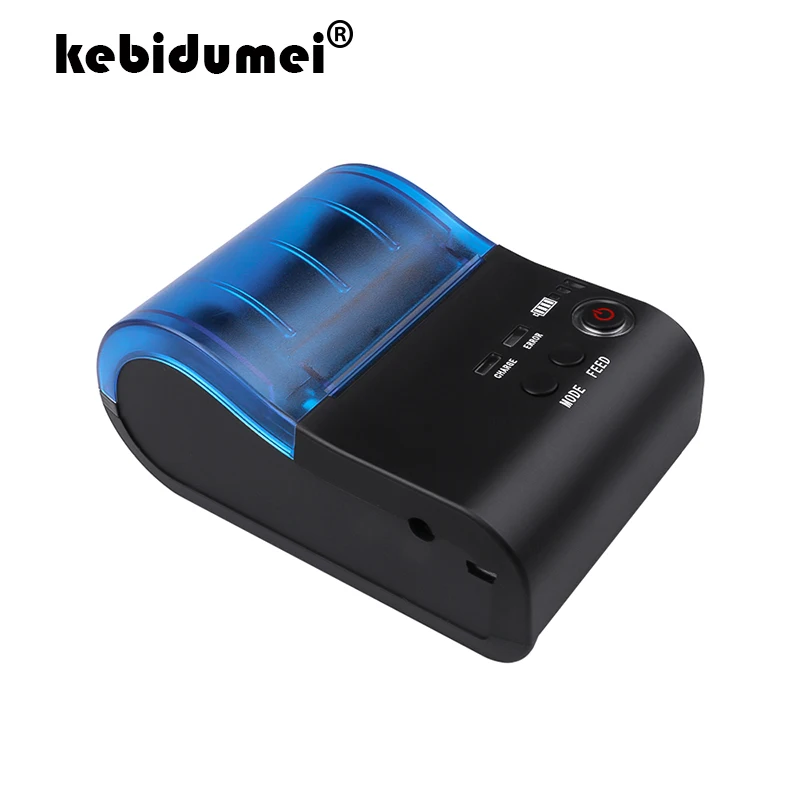 

kebidumei Mini Bluetooth Printer Thermal Printer Pocket portable ticket receipt USB Wireless For Windows Android IOS mini 58mm