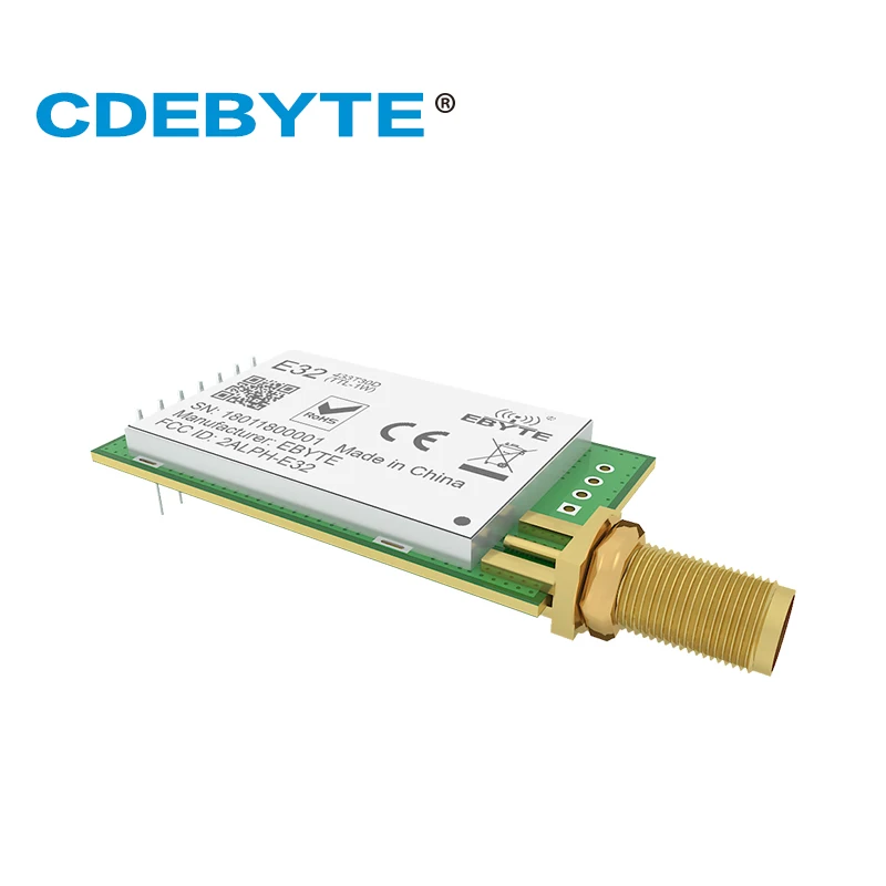 Wireless Serial Port LoRa Spread Spectrum module 30dBm 8km LoRa Transceiver Module UART E32 433T30D 433MHz 5