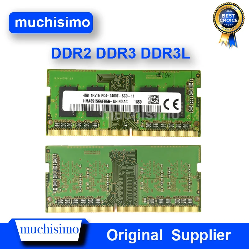 Память ОЗУ для ноутбука 2 ГБ/4 ГБ/8 ГБ PC2 PC3 PC4 DDR2 DDR3 DDR3L 800 1066 1333 1600 МГц 5300 6400 8500 10600 Ноутбук полностью совместимый