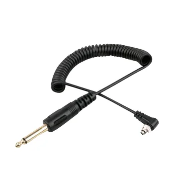 

PC-6.35mm Male Remote Control Shutter Cable PC Sync Flash Line Studio Light Photo Studio Accessories