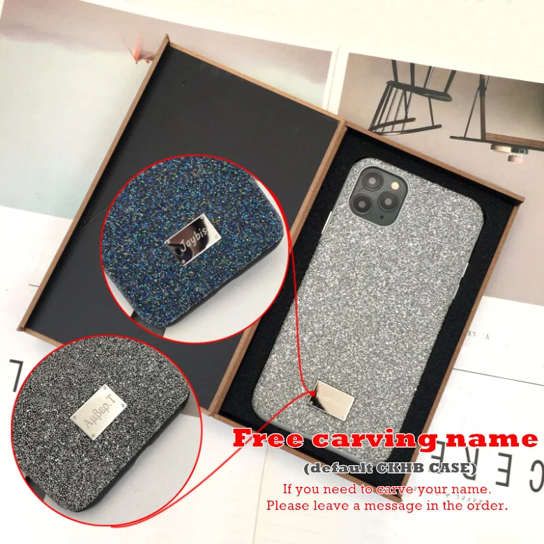 Luxury Caviar Fully-jewelled Shiny Diamond glitter Case For iPhone 11 Pro Max Xr Xs Max 7 8 Plus Cover Cases Fran-MQ3 image_1