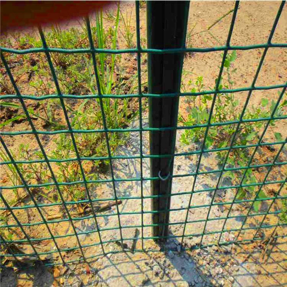 Vinyl Coated Garden Fence Hardware Cloth Poultry Fence Galvanized Rolls Garden Enclosure Fence