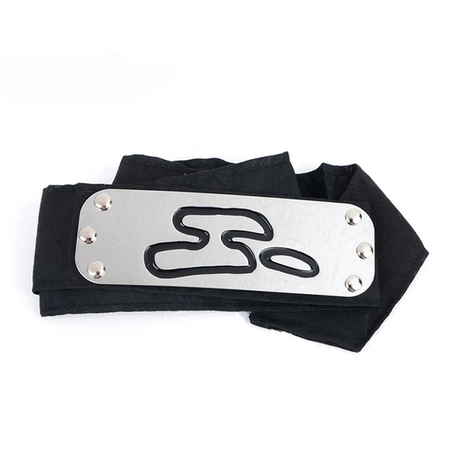 Anime Akatsuki Kakashi Uchiha Sasuke Headband Logo Cosplay Costume Accessories 23