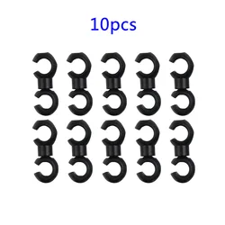 10pcs Bicycle S Shaped Clips Plastic Hook Clips Rotating Bike Brake Gear Cross Cable Tidy Clip Tool Bike Accessories