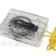 Складная карта компас многофункциональный прозрачный тип карты Компас акриловый компас Dc40-2