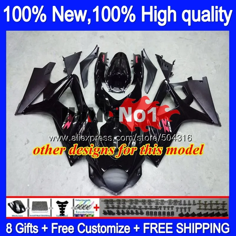 Корпус для SUZUKI GSXR1000 K7 GSX-R1000 GSXR 1000 22MC. 11 1000CC GSXR-1000 07 08 GSX R1000 2007 2008 07 08 синие белые обтекатели