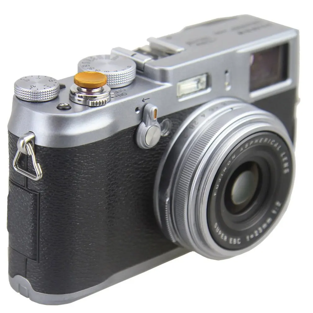 4 шт 10 мм Диаметр вогнутая металлическая мягкая Спусковая Leica M LM объектив лазерным дальномером Камера для цифровой фотокамеры Fuji X100 100S X20 X10 M3 M6 M7