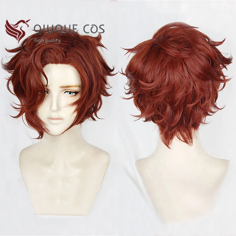 Аркан Джулиан Devorak короткие коричневые рыжие волосы парики, костюм для косплея+ парик Кепки
