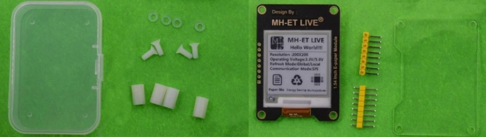 MH-ET LIVE 1,54 дюймов модуль электронной бумаги E-Ink EInk экран дисплея SPI поддержка глобальной/часть для Arduino STM raspberry pi ESP32