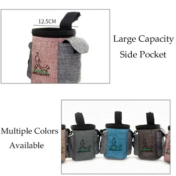 

Detachable Puppy Feed Pocket Outdoor Portable Puppy Snack Bag Reward Waist Bag Dog Obedience Agility Training Treat Bags
