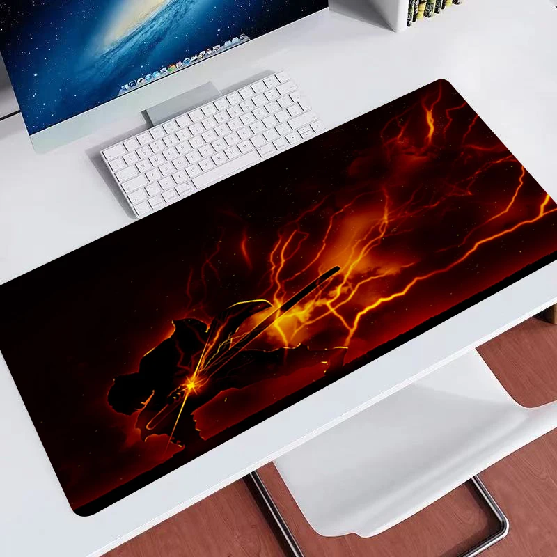 Anime Demon Slayer Mousepad Gaming Mouse Pad Carpet Gamer Mat Computer Desk Padmouse Keyboard Kamado Nezuko Locrkand manga mat