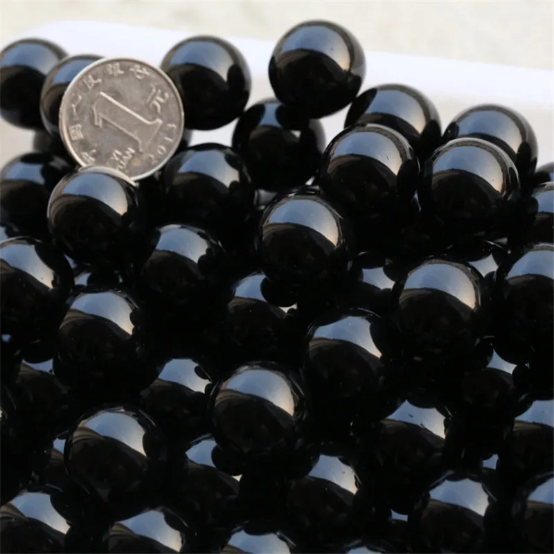 Natural black Obsidian Sphere Folk Crafts Quartz Crystals Mini Ball Healing Stones | Дом и сад