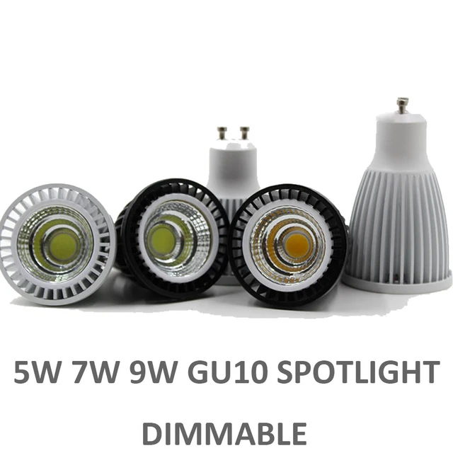 GD 5pcs / lot 5W 7W 9W Dimmable Gu10 Spotlight AC220V E27 LED Spot Light  Bulb MR16 12V LED Spot LED For Home Decor _ - AliExpress Mobile