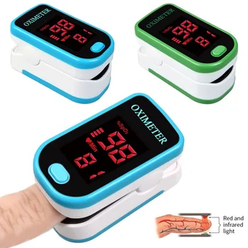 

Household LED Finger Blood Pulse Oxygen Meter Home Tool Oximetry Saturation Blood Oximeter Blood Pressure Meter