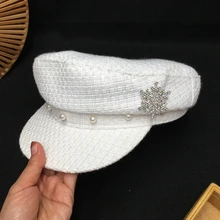 Han edition, вязанная темно-синяя шапка, женская мода, Джокер, Ранняя весна, берет, маленькая, милая, ветровая, элегантная шапка