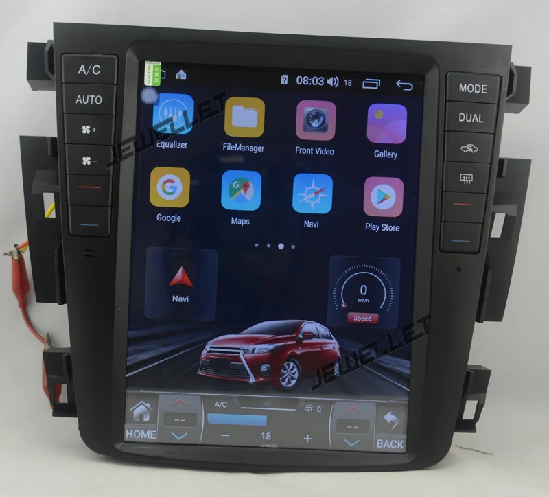 10," tesla стиль вертикальный экран Восьмиядерный Android 8,1 автомобиль gps Радио Навигация для Nissan Teana 2003-2008