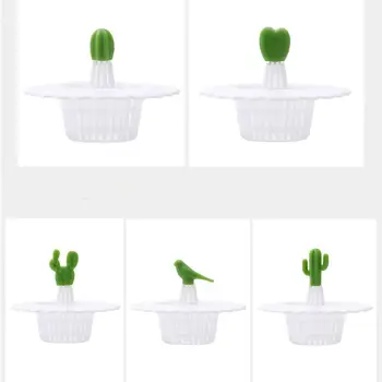 

5 pcs Sink Filter Screen Anti-clogging Floor Drain Cover Sewer Floor Drain Hair Anti-blocking Sink Strainer Kitchen Accessories