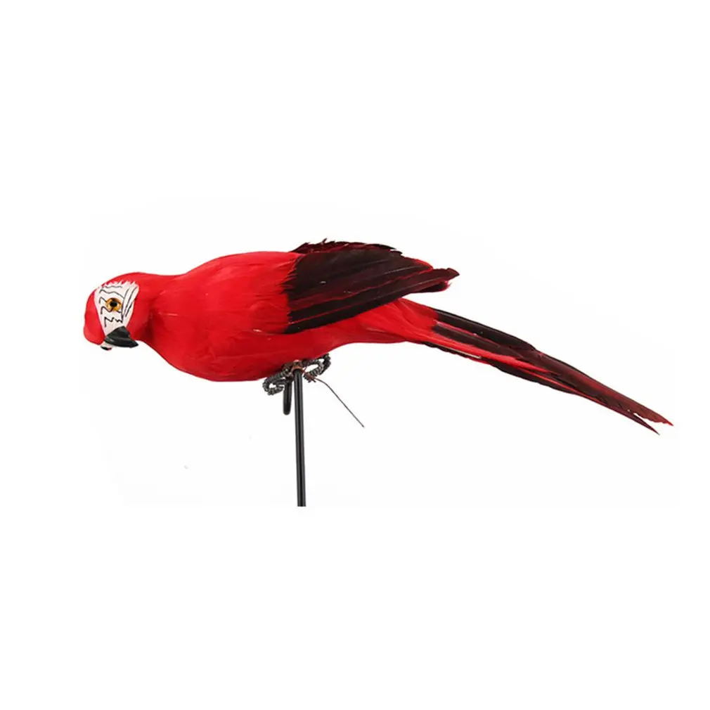

Artificial Parrots Bird Home Decor Simulation Birds Vividly Parrots Garden Ornament Decoration for Lawn