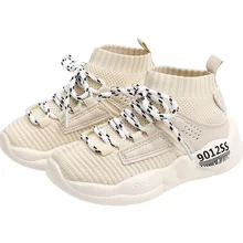Детская спортивная обувь; осенние дышащие кроссовки для мальчиков; однотонные Детские кроссовки с мягкой подошвой для девочек; обувь для малышей; SYY005