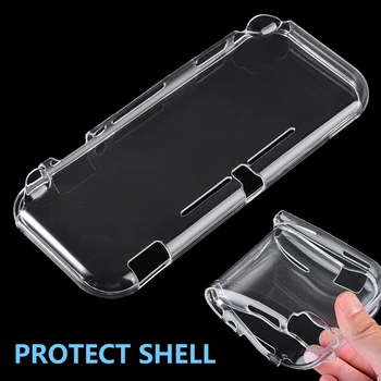 

Fit For Nintendo Switch Lite Protection PC Shockproof Clear Case Soft Silicone Transparent Clear Cover for Nintendo Switch Lite