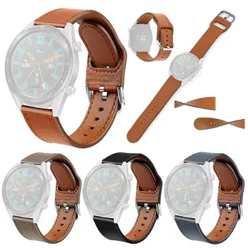 

22mm Replacement Watch Bands Leather Wristbands Watch Straps Bracelet Accessories For Huawei Watch GT /Honour Magic Watch