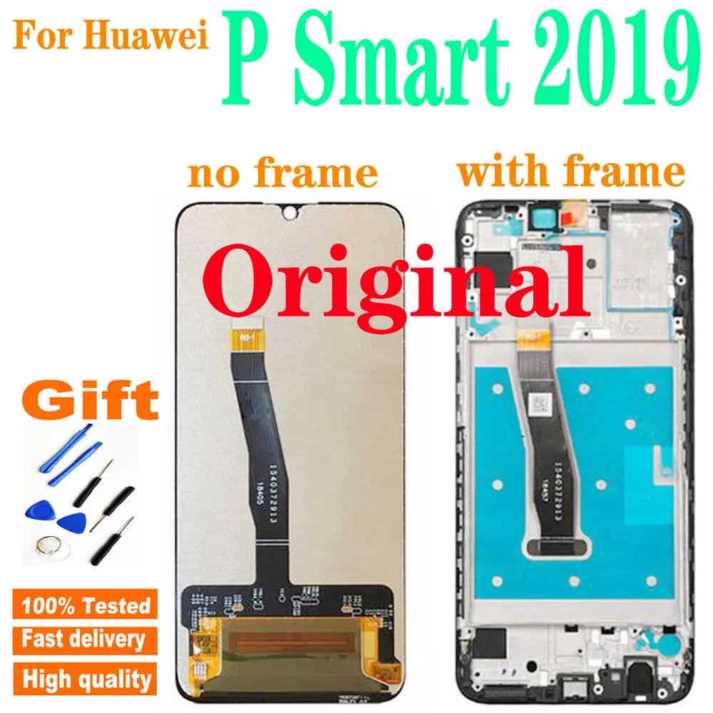 

Original for Huawei P Smart 2019 LCD Display Digitizer Assembly Touch Screen P Smart 2019 POT-LX1 L21 LX3 TouchScreen Replacemen