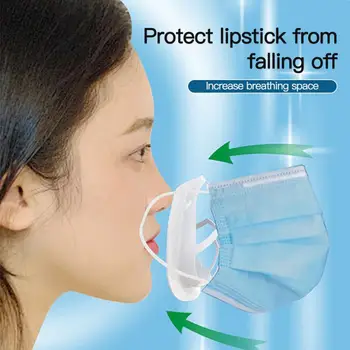 

Dustproof 3D Mask Bracket Mask Accessories Breathing Smoothly And Cool Silicone Mask Holder Breathable Accessories Dropshipping