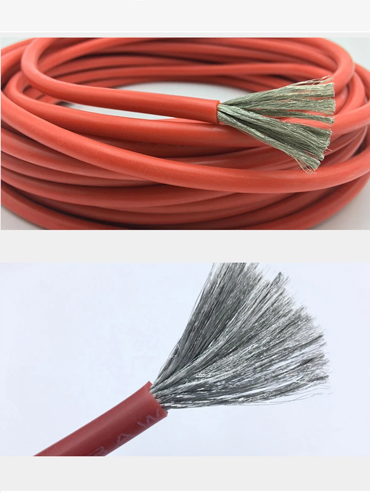 Термостойкий кабель, мягкий силиконовый провод 12AWG 14AWG 16AWG 18AWG ...