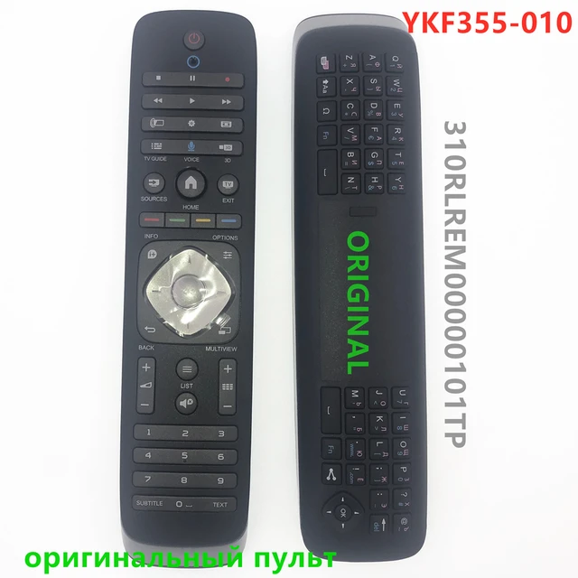 Original Voice Keyboard Remote Control YKF355-010 310RLREM00000101TP For  Philips 3D Smart Tv 49PUS7909/60 55PUS7909/