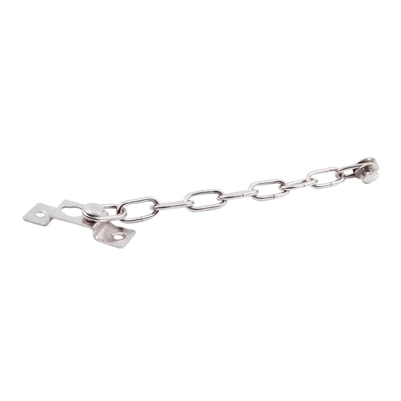 Door chain Security chain Hardware Door lock extruded Chain door Chain door Guard nickel matt