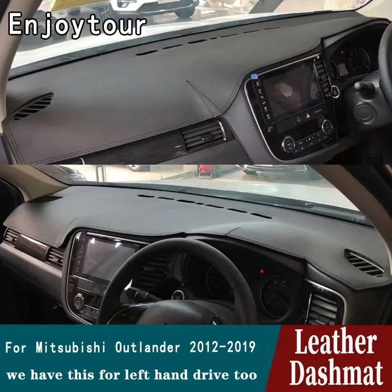Кожаный коврик для приборной панели Mitsubishi Outlander P HEV 2012 2013 2014 2015 2016 2018