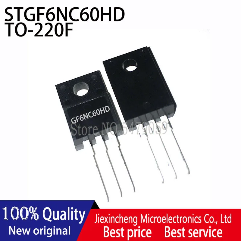 Новый оригинальный бтиз STGF6NC60HD GF6NC60HD STGF6NC60 600 В 10 шт. | Электроника