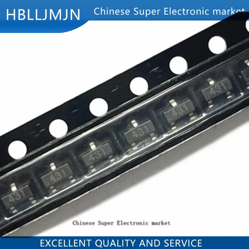 SOT TL431 TL431A SOT 23 431 SOT SMD, 50 unidades|tl431 sot-23|tl431 ...