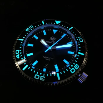 

1000M Diver Watches Men Tuna SKX007 Automatic 316L Stainless Steel NH35Mov't Mechanical Diving Watch Ceramic Bezel C3 luminous