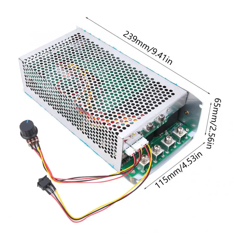 XY-1620010-50V контроллер скорости двигателя постоянного тока 7500 Вт 100A PWM моторный регулятор