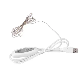 

2M 20 LED USB Adjustable Dimmable Light String Fairy Lights Decoration DC 5V