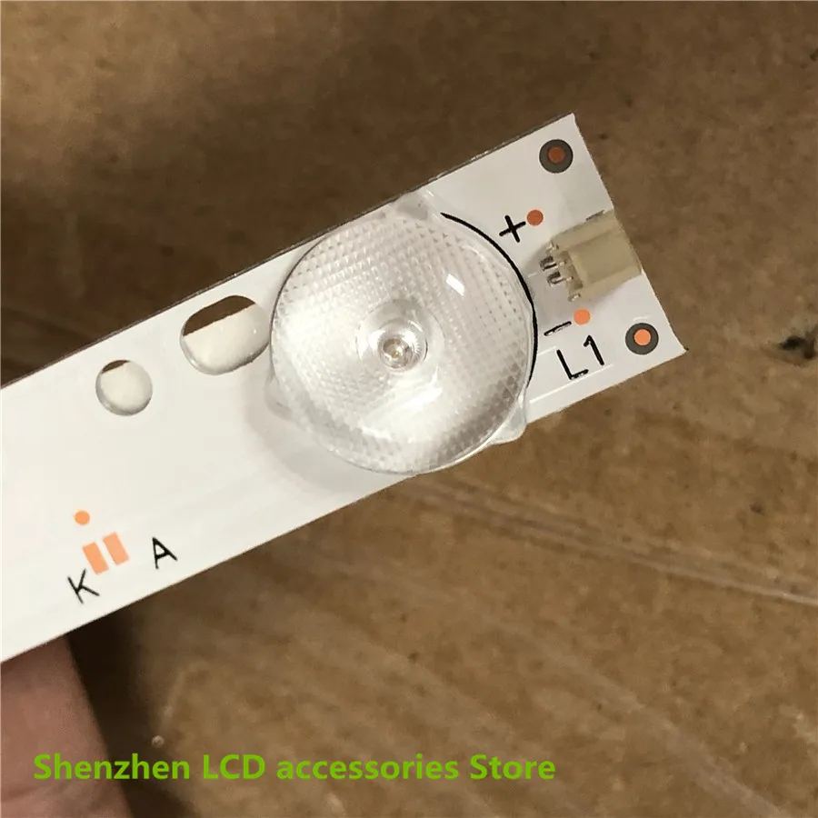 12Pieces/lot 3" universal light bar10 lamp 3V length 57CM LED assembly installed backlight bar aluminum substrate 100%NEW